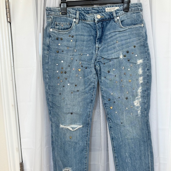 BlankNYC Ladies Girlfriend Crop Jeans - Picture 1 of 4